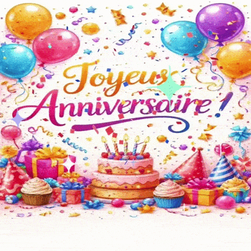 Soeur GIF Joyeux Anniversaire Whatsapp